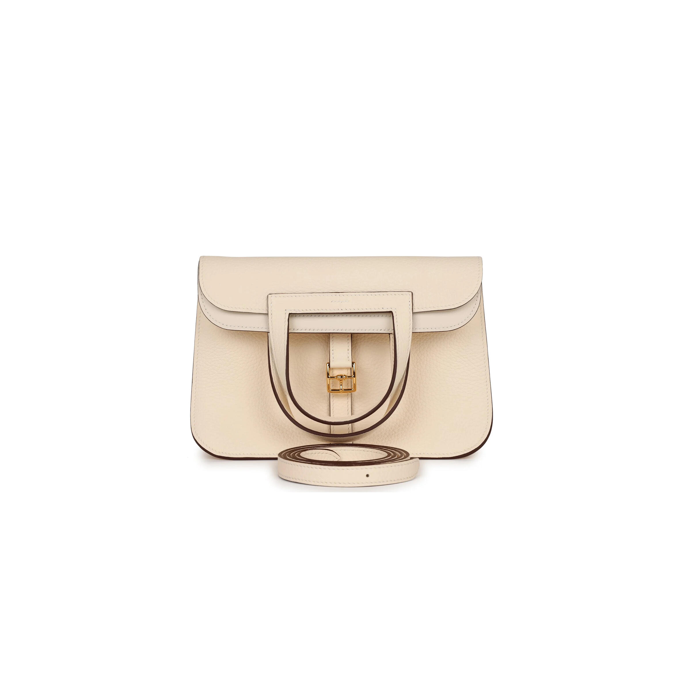 HERMES HALZAN 25 CLEMENCE GOLD HARDWARE (25*17*8cm)